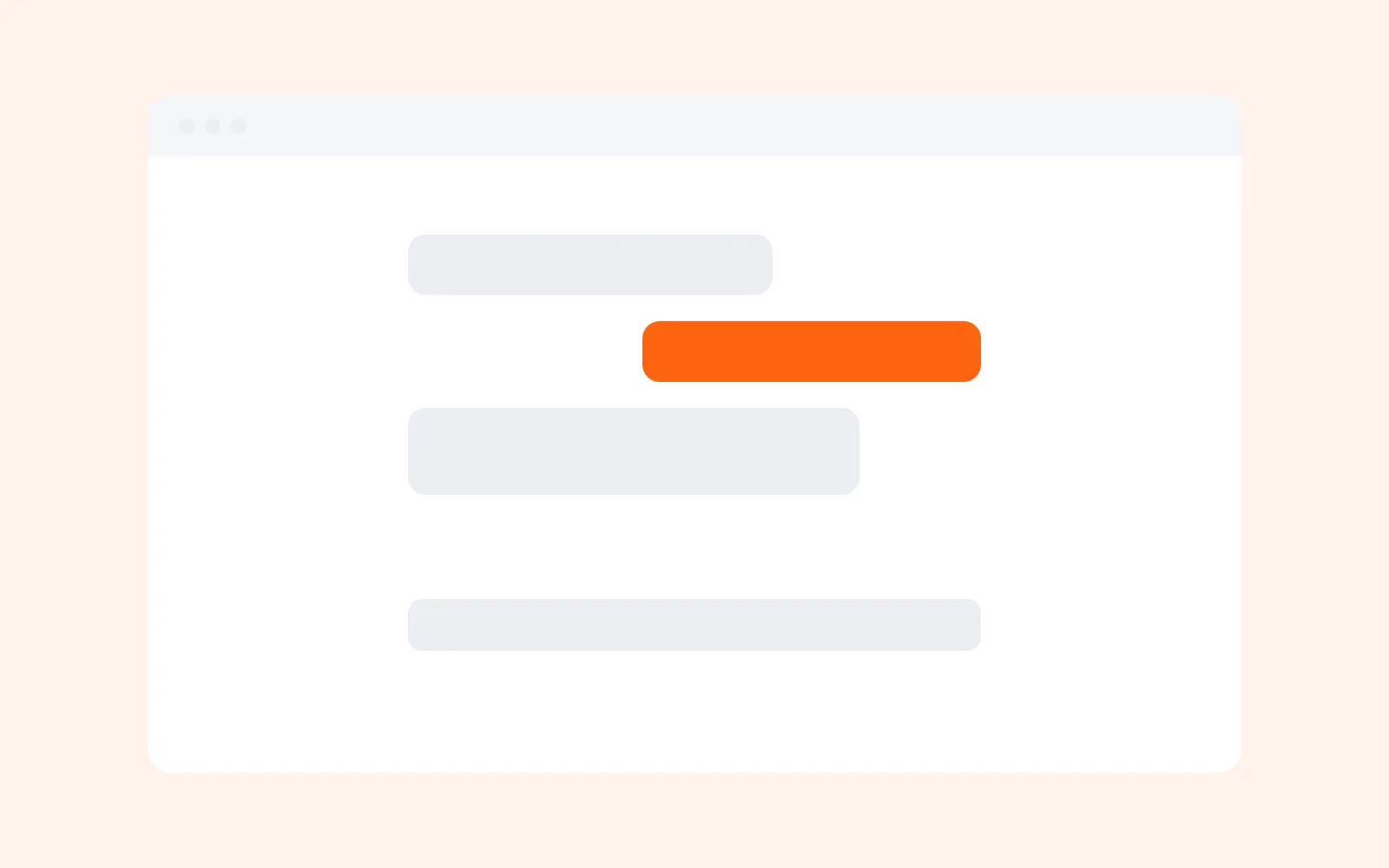 Placeholder illustration of the chat widget answering a question